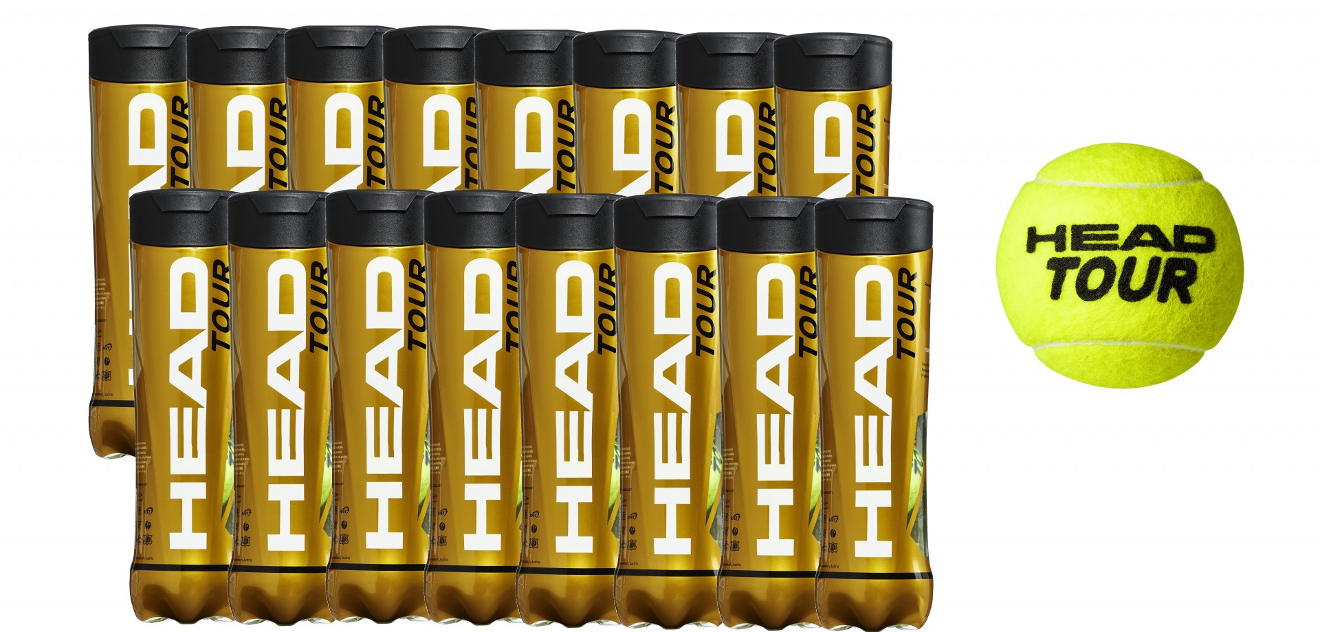 *NEU*Head No.1 TennisBälle 4er Dose Ball Can No1 Trainingsbälle DTB Touch new