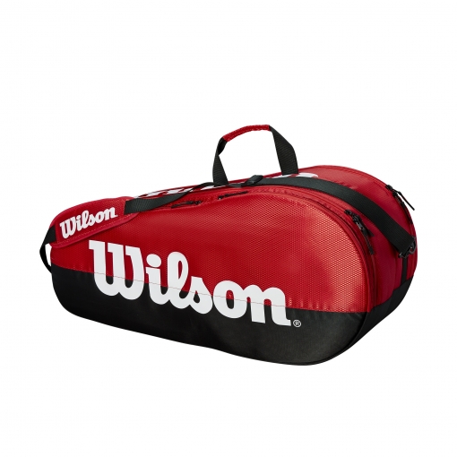 Tennistasche Wilson Team 2 Comp schwarz-rot Tennistasche Wilson Team 2 Comp schwarz-rot
