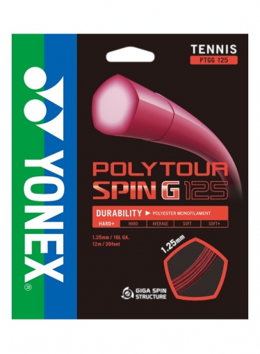 Tennissaite Yonex POLYTOUR Spin G 125 Saitenset