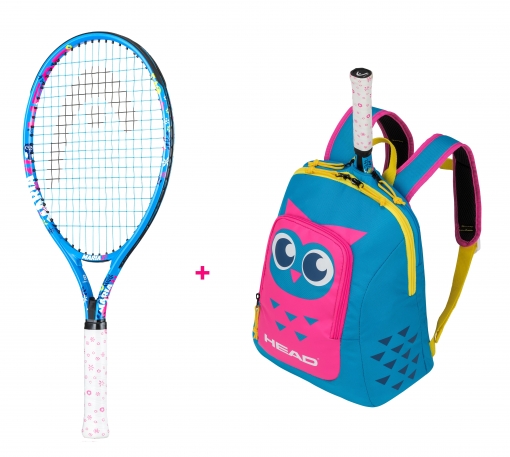 Kinder Tennisschläger Head Maria 21 2020 + Kids Backpack blau-pink Kinder Tennisschläger Head Maria 21 2020 + Kids Backpack blau-pink