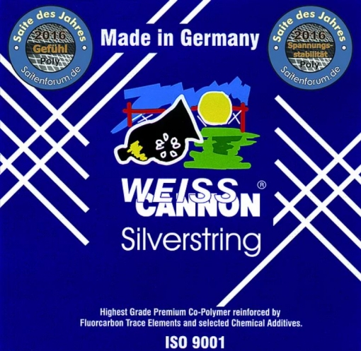 Tennissaite Weiss Cannon Silverstring 12 m - Saitenset