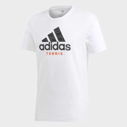 Tennis T-Shirt Adidas Logo Tee T-Shirt  FM4416 weiss