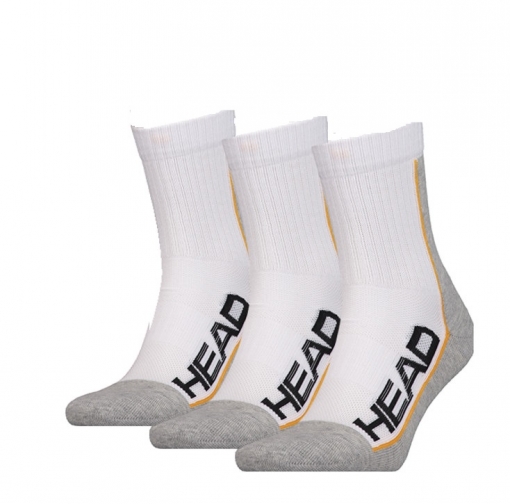 Tennissocken HEAD Perfomance Short Crew weiss Tennissocken HEAD Perfomance Short Crew weiss