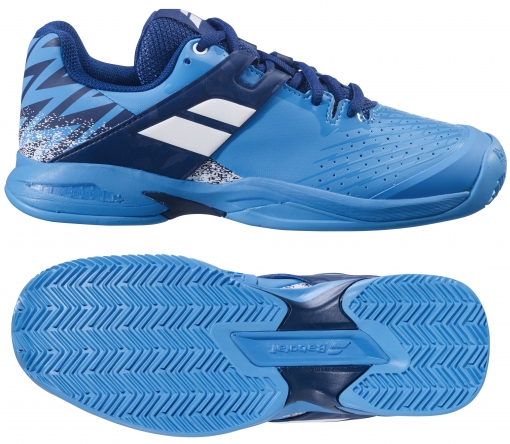 Kinder Tennisschuhe Babolat PROPULSE Clay Junior drive blue Kinder Tennisschuhe Babolat PROPULSE Clay Junior drive blue