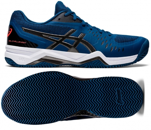 Tennisschuhe Asics Gel Challenger 12 Clay 1041A048-402 blau Tennisschuhe Asics Gel Challenger 12 Clay 1041A048-402 blau