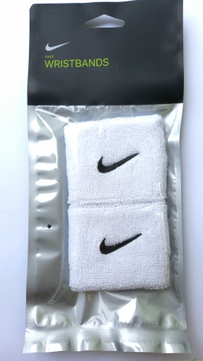 Tennis Wristband Nike Wristbands klein weiss 971