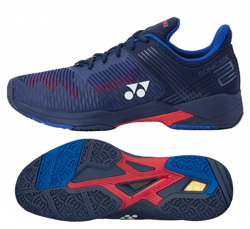 Herren Tennisschuhe Yonex POWER CUSHION SONICAGE 2 WIDE allcourt Herren Tennisschuhe Yonex POWER CUSHION SONICAGE 2 WIDE allcourt