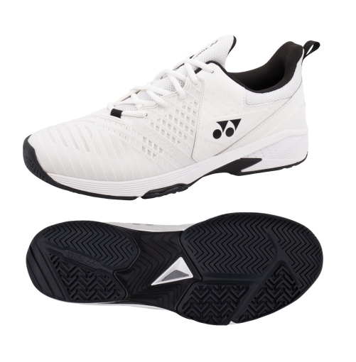 Herren Tennisschuhe Yonex POWER CUSHION SONICAGE PLUS All Court weiss Herren Tennisschuhe Yonex POWER CUSHION SONICAGE PLUS All Court weiss