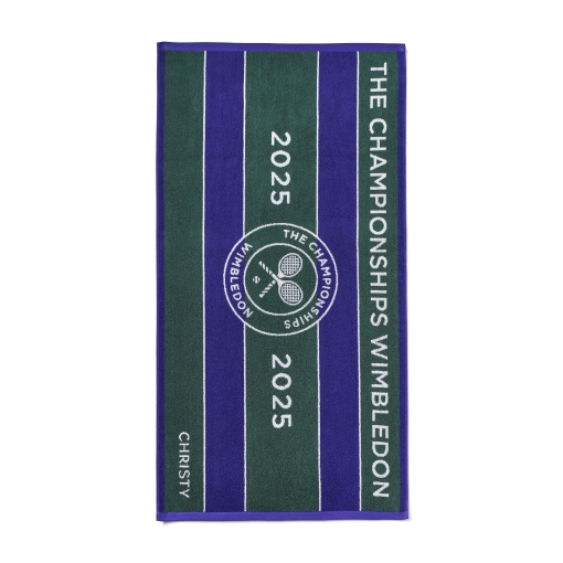 Handtuch Wimbledon THE CHAMPIONSHIP 2025 green/purple Handtuch Wimbledon THE CHAMPIONSHIP 2025 green/purple