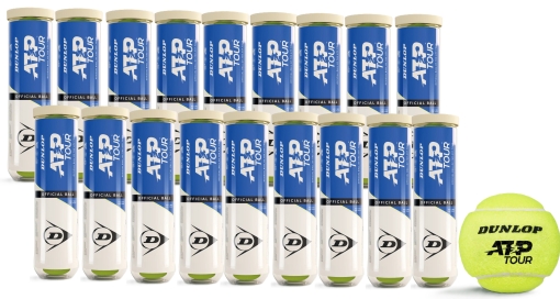 Tennisbälle DUNLOP ATP TOUR 4er Dose - Karton Tennisbälle DUNLOP ATP TOUR 4er Dose - Karton