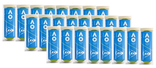 Tennisbälle Dunlop AUSTRALIAN OPEN Karton - 24x-3er Dosen Tennisbälle Dunlop AUSTRALIAN OPEN Karton - 24x-3er Dosen