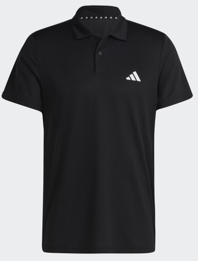 Tennis Poloshirt Adidas Train Essentials Training Polo Shirt IB8103 schwarz