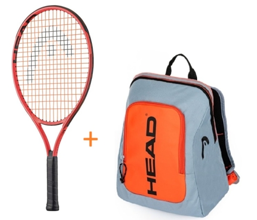 Kinder Tennisschläger Head Radical 23+ Kids Rebel Backpack 2025 Kinder Tennisschläger Head Radical 23+ Kids Rebel Backpack 2025