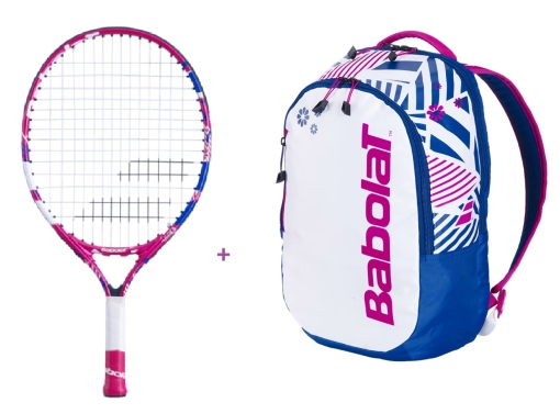 Kinder Tennisschläger Babolat - B´Fly 19 + Backpack Kids pink Kinder Tennisschläger Babolat - B´Fly 19 + Backpack Kids pink