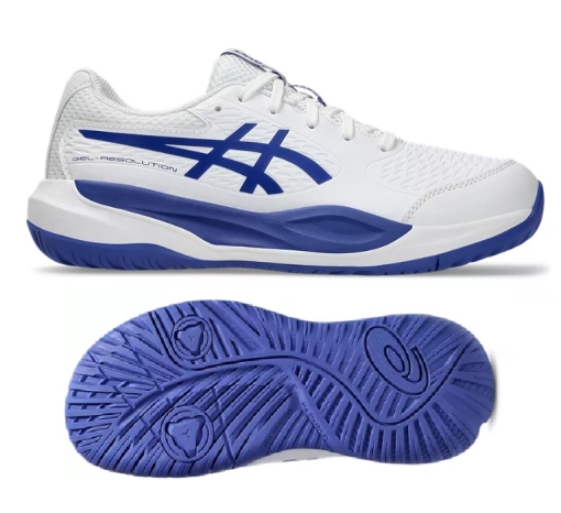 Kinder Tennisschuhe Asics Gel Resolution X GS 1044A081-100 allcourt