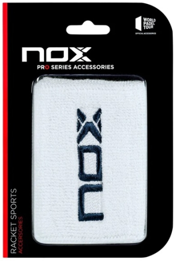 NOX Schweissband white/navy blue