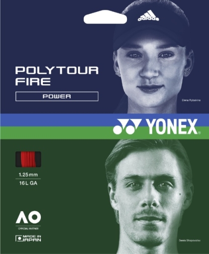 Tennissaite Yonex POLYTOUR FIRE Saitenset