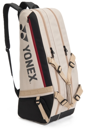 Tennistasche Yonex GEARLOGIC RACQUET BAG 6 PCS Beige