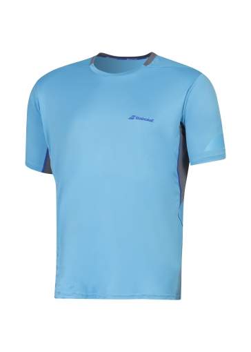 Tennis T-Shirt Babolat Crew Neck Perf 2MS16011-106 blau Tennis T-Shirt Babolat Crew Neck Perf 2MS16011-106 blau