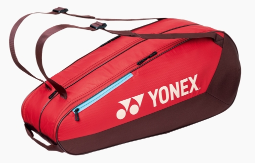 Tennistasche Yonex Team Racquet Bag 6pcs ruby red