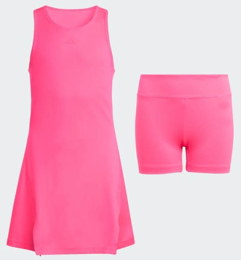 Mädchen Tenniskleid Adidas Club Tennis Climacool Dress KF0978 pink