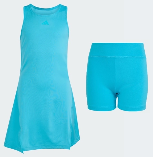 Mädchen Tenniskleid Adidas Club Tennis Climacool Dress KF0980 blau