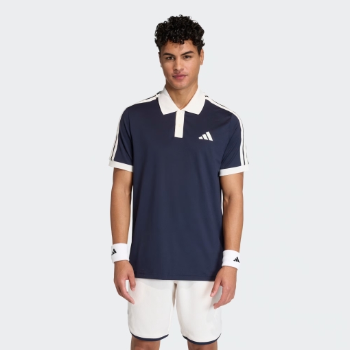 Herren Tennis T-Shirt Adidas Tennis Classics Poloshirt KA5899 legend ink