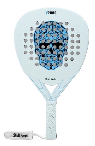 Padelschläger Skull Padel V2080 White Blue