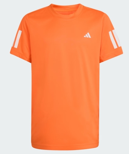 Kinder Tennis-T-Shirt Adidas Club Tennis 3-Stripes Tee KB9760 orange