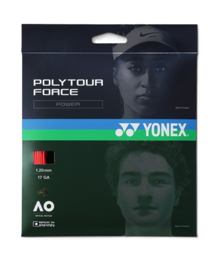 Tennissaite Yonex POLYTOUR FORCE 12m schwarz