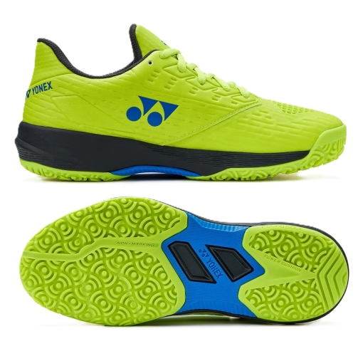 Kinder Tennisschuhe Yonex Power Cushion AD-Accel Clay Fresh Lime
