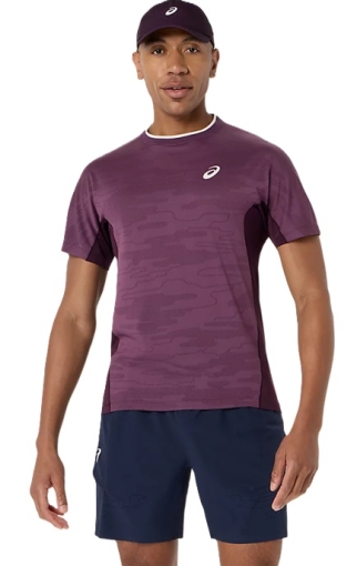 Asics Match Jacquard Polo SS Top Tennis-Shirt 2041A419-500