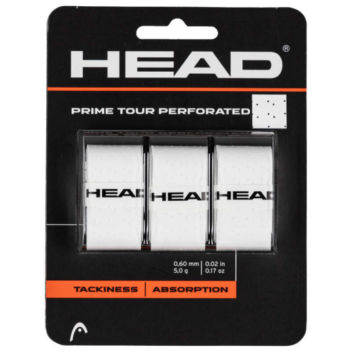 Overgrip Head Prime Tour Perforated 3 pack weiss