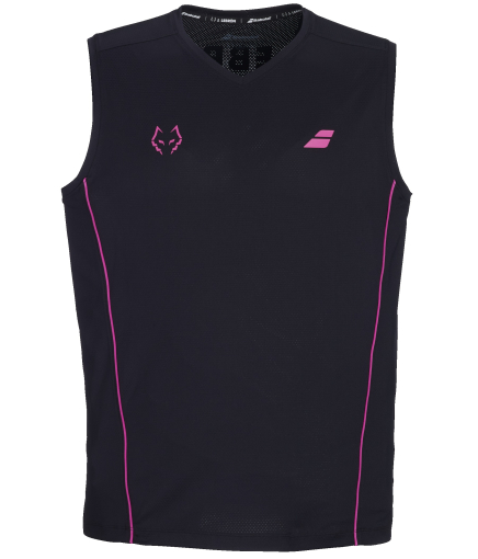 Herren T-Shirt Babolat Muscle Tank J. Lebron 6MZ26017-2000 black