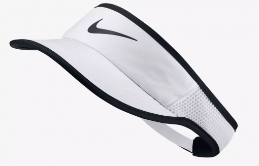 Tennis-Schirmmütze Nike Court AeroBill Visor weiss 899656-100 Tennis-Schirmmütze Nike Court AeroBill Visor weiss 899656-100