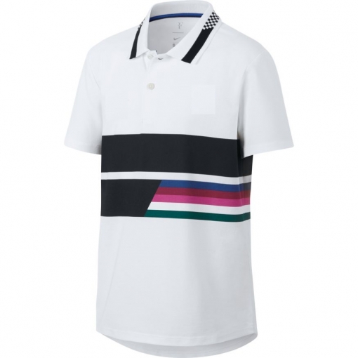 Kinder Tennis T-Shirt Nike Advantage Polo AR2381-442 grau Kinder Tennis T-Shirt Nike Advantage Polo AR2381-442 grau