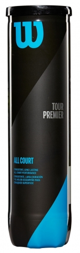 Tennisbälle WILSON TOUR PREMIER ALL COURT 4er Tennisbälle WILSON TOUR PREMIER ALL COURT 4er