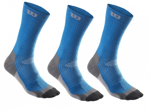 TennisSOCKEN Wilson high-end CREW blau 3 Paar TennisSOCKEN Wilson high-end CREW blau 3 Paar