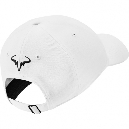 Gorra Nike Aerobill H86 Rafael Nadal Plata Negro| Complementos