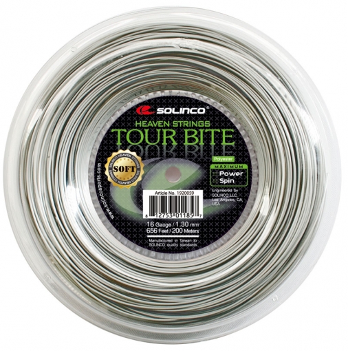 Tennissaite Solinco Tour Bite Soft - Saitenrolle Tennissaite Solinco Tour Bite Soft - Saitenrolle