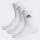 Tennis Socken Adidas Light Crew Socks 3PP DZ9393 weiss