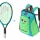 Kinder Tennisschläger Novak 19 2022 + Kids Backpack grün