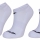 Kinder Tennissocken Babolat INVISIBLE 3 Pairs Pack Socks  5JA1461-1000 weiß