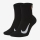 Tennissocken Nike Multiplier Max Ankle Tennis Socks  CU1309-010 schwarz