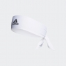 Tennis Stirnband Adidas Tennis Aeroready Tieband HD9128 weiss