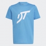 Jungen Tennis T-Shirt Adidas Thiem Graphic Logo T-Shirt HT3623