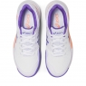 Kinder Tennisschuhe Asics Gel Resolution 9 GS Clay 1044A068-101 weiss-violet