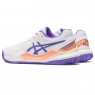 Kinder Tennisschuhe Asics Gel Resolution 9 GS Clay 1044A068-101 weiss-violet