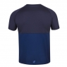 Kinder Tennis T-Shirt Babolat Play Crew Neck Tee 3BP1011-4000 dunkel blau