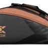 Padelschlägertasche NOX LUXURY Open SERIE schwarz-braun